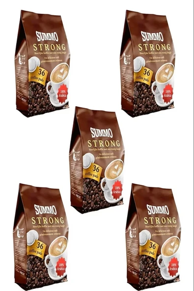 SUMMO Strong 180'li Avantaj Paketi (36x5) Senseo Pod Kahve Kapsülü ürün görseli 1