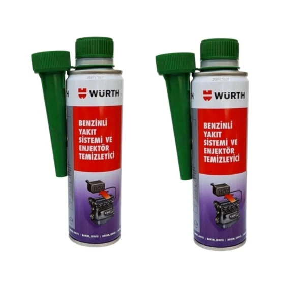 Würth Benzinli Yakıt Sistemi Ve Enjektör Temizleyici 300 ml (2 ADET) ürün görseli 1