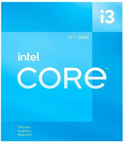 Alder Lake Core İ3 12100 3.3Ghz 1700P 12Mb Box (60W) Uhd730 Kutusuz Fansız İşlemci Novga ürün görseli 1