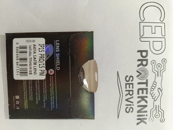 iPhone 15pro 15 Promax natural TITANIUM KAMERA KORUYUCU ürün görseli 1