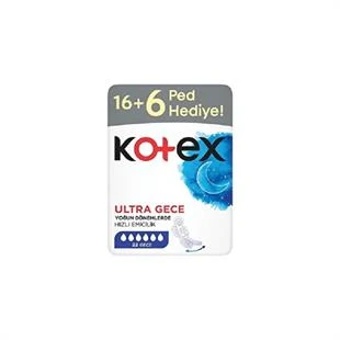 Kotex Ultra Dev Eko Gece 22'li ürün görseli 1
