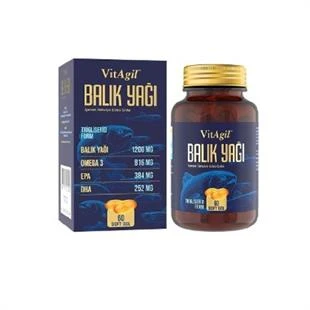 Vitagil Omega 3 1200 Balık Yağı 60 SoftGel ürün görseli 1