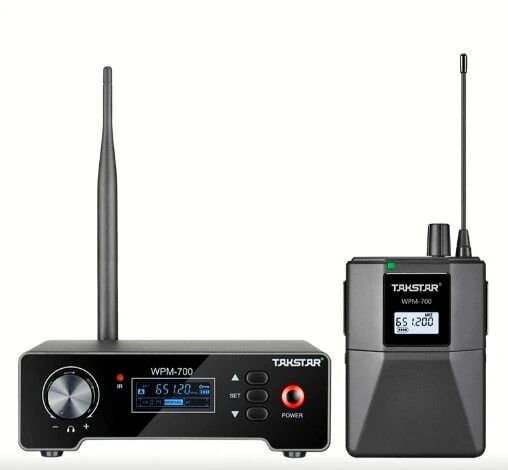 Takstar WPM700 640-664 MHz Kulakiçi 31 Kanallı Kablosuz Telsiz Monitör ürün görseli 1