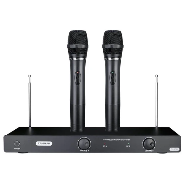 TAKSTAR TS-6720 Kablosuz Telsiz Mikrofon Siyah ürün görseli 1
