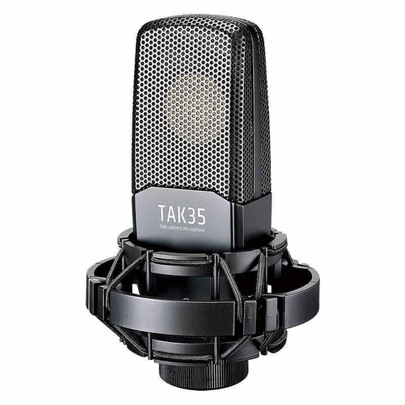 Takstar TAK35 Profesyonel Condenser ShockMount ve Pop Filtreli Stüdyo Kayıt Mikrofon Seti ürün görseli 1