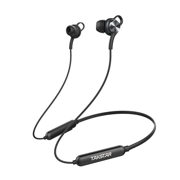 Takstar AW1 Mikrofonlu Bluetooth Spor Kulaklık Siyah ürün görseli 1