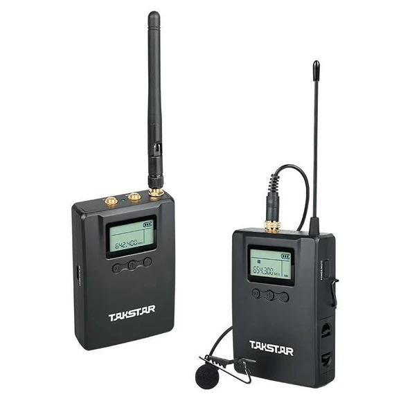 Takstar SGC-200W-R1 Wireless Kamera Mikrofon Seti ( 1 Verici + 1 Alıcı ) ürün görseli 1