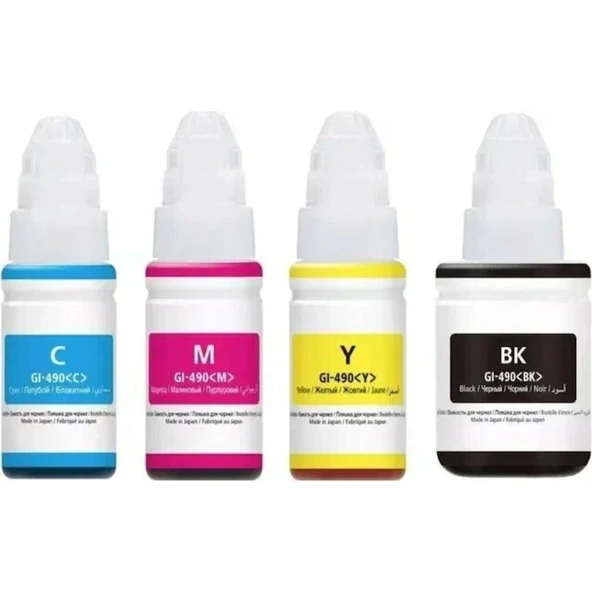 CANON Uyumlu GI-490CMYK,GI-590CMYK Mürekkep SET ürün görseli 1