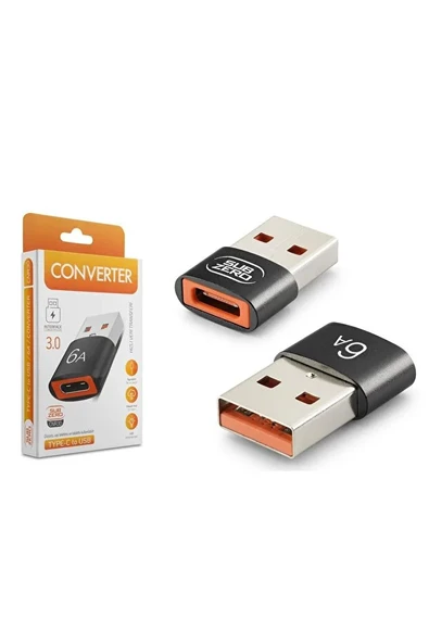 LEBRON CNR30 Type-C Dişiden USB 3.0 Erkeğe Dönüştürücü Adaptör - 6A Hızlı Veri Transferi ürün görseli 1