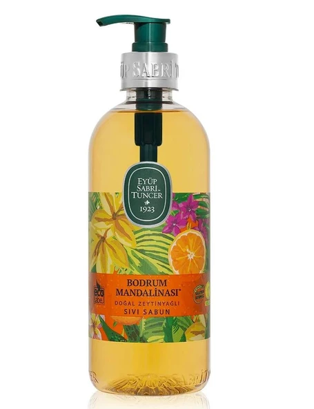 Bodrum Mandalinası Doğal Zeytinyağlı Sıvı Sabun 500 ml ürün görseli 1