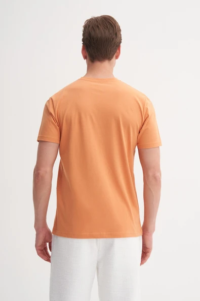 Cazador Basic Süprem Erkek T-shirt  46230 Şeftali - Resim 4