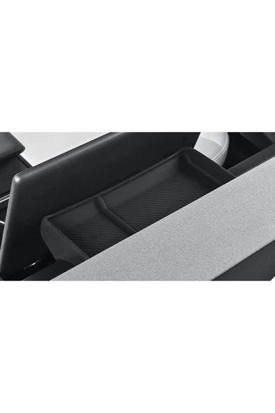 Red Lion parts TESLA MODEL Y JUNİPER Navigasyon Ekranı Arka Saklama Kutusu (Abs) Premium ürün görseli 1