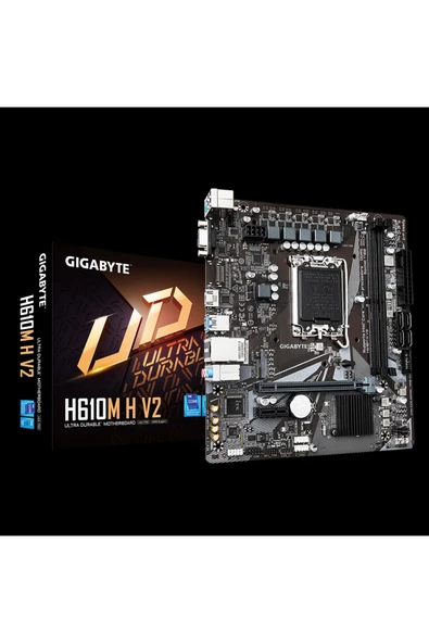 GIGABYTE H610M-K V2 D5 4800MHZ M.2 MATX 1700P ANAKART ürün görseli 1
