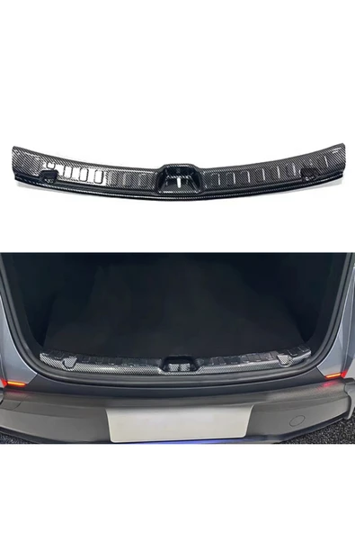 Red Lion parts TESLA MODEL Y JUNİPER ABS Karbon Fiber Arka Bagaj Kapısı Eşiği Koruyucu ürün görseli 1