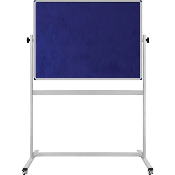 Çift Taraflı Mobil Kumaş Pano 90x120cm ürün görseli 1
