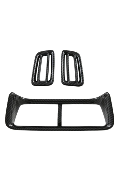 Red Lion parts BYD SEAL U DM-İ/EV Abs Karbon Fiber hava Menfezi Kapağı Kokpit Seti 3 parça ürün görseli 1