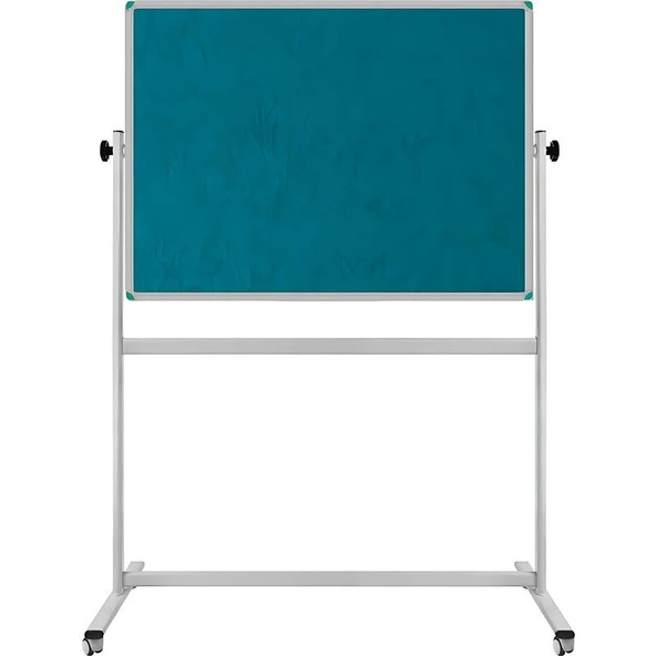 Çift Taraflı Mobil Kumaş Pano 120x140cm ürün görseli 1