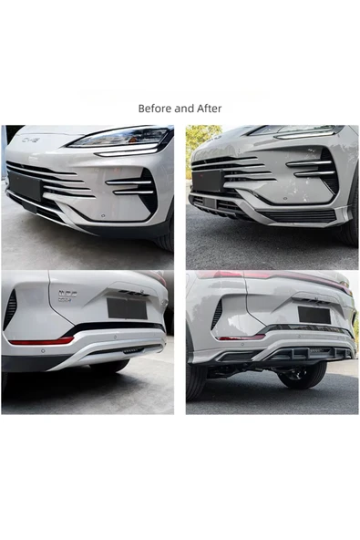Red Lion parts BYD SEAL U BODY KİT (Boyasız) Ön Lip Arka Difüzör Siyah Renk 2Parça ürün görseli 1