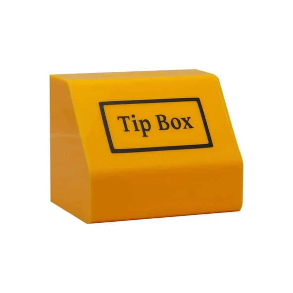 Tipbox - Bahşiş Kutusu Sarı - 15x10xh12cm ürün görseli 1