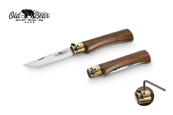 Antonini Old Bear 9cm Ceviz Ağacı Saplı L Çakı ürün görseli 1