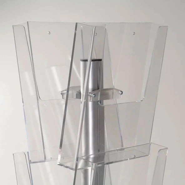 Multi Side Ayaklı Broşürlük Çift Yön 2x5 A4 - Resim 3