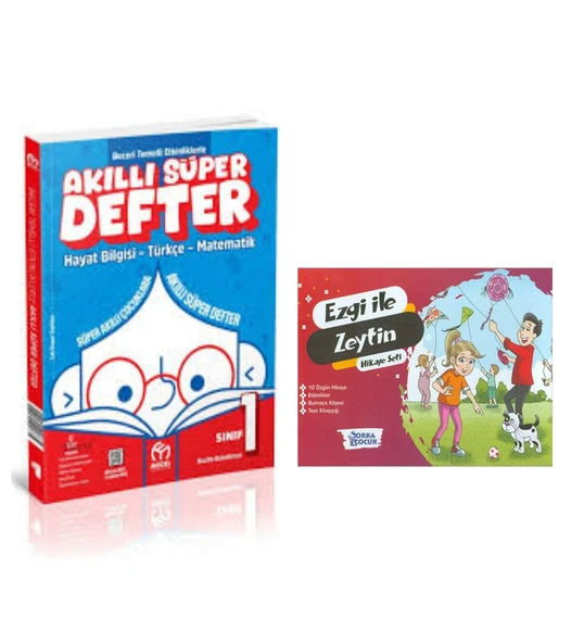 1.sınıf Akıllı Süper Defter Ve Ezgi ile Zeytin Hikaye Seti ürün görseli 1