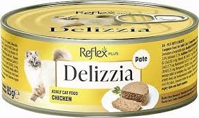 Reflex Plus Delizzia Pate Tavuklu 85 gr Yetişkin Konserve Kedi Maması ürün görseli 1