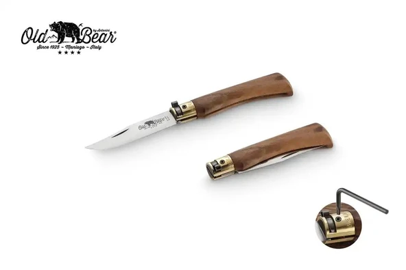 Antonini Old Bear 7cm Ceviz Ağacı Saplı S Çakı ürün görseli 1