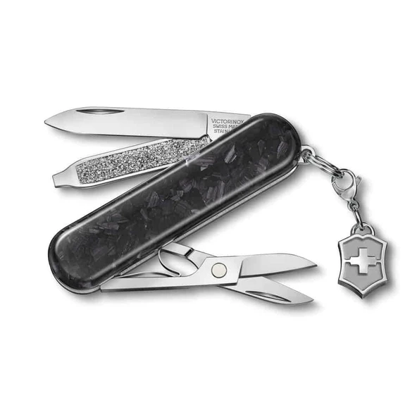 Victorinox 0.6221.90 SD Brilliant Clasic Carbon Çakı ürün görseli 1