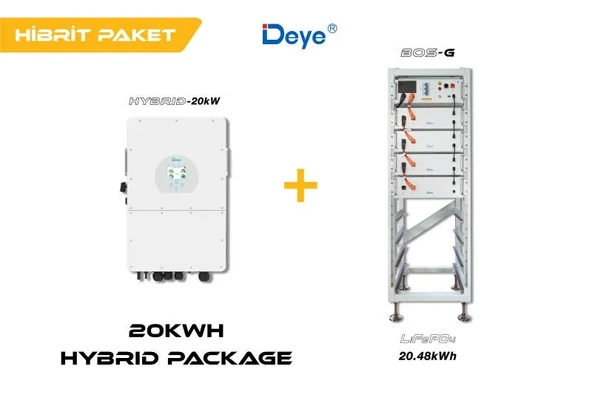 Deye 20.48 kWh Hibrit Paketi (High Voltage) ürün görseli 1