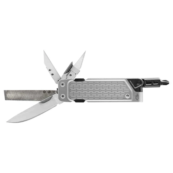 Gerber Gear Lockdown 10-in -1 Çok Amaçlı Çakı - Survival Kazıma Çubuğu - Gümüş ürün görseli 1
