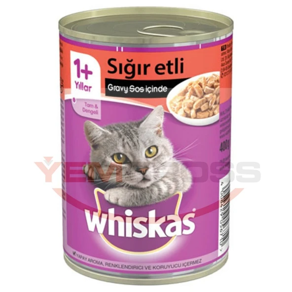 Whiskas Biftekli Konserve- 400Gr ürün görseli 1