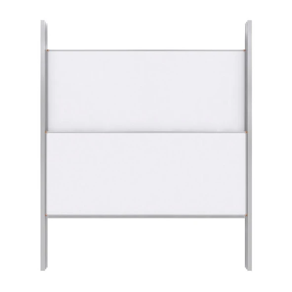 Emaye Yüzey Çiftli Giyotin Yazı Tahtası 100x240cm ürün görseli 1