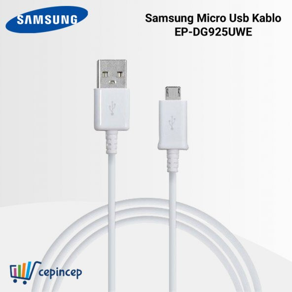 Samsung Micro Usb Kablo 1.2 METRE EP-DG925UWE - Resim 2