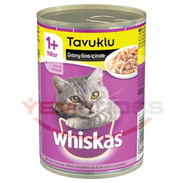 Whiskas Tavuklu  Konserve- 400Gr ürün görseli 1