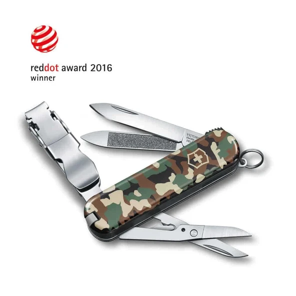 Victorinox 0.6463.94 NailClip 580 Kamuflaj Desenli Tırnak Makaslı Çakı ürün görseli 1