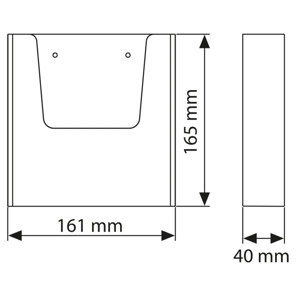 Duvar Tipi Tekli Broşürlük A5 - Resim 10