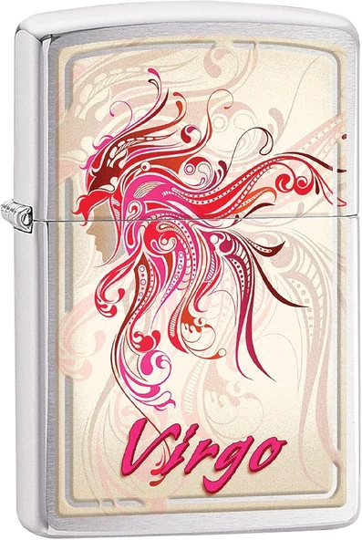 Zippo Horoscope Zodiac Signs Virgo Dizayn Çakmak ürün görseli 1