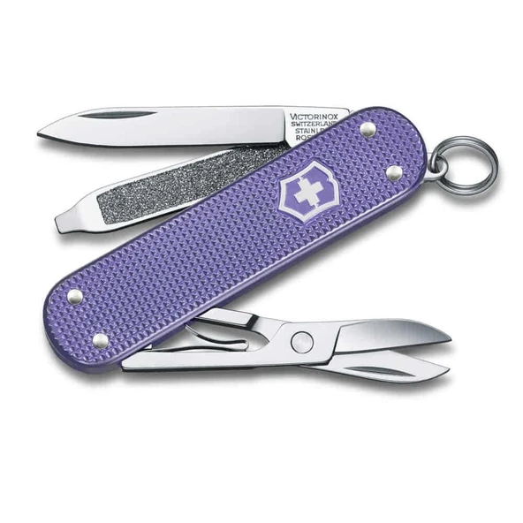 Victorinox 0.6221.223G Electric Lavender Classic Alox Çakı ürün görseli 1