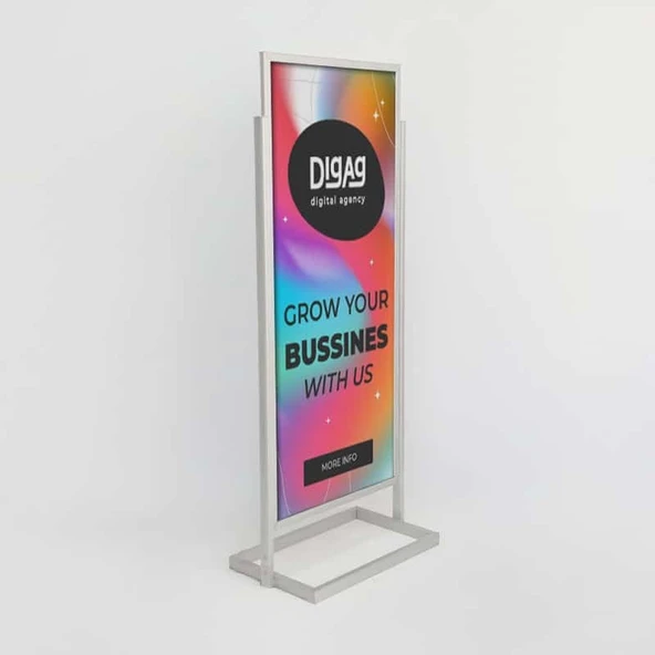 Eko Poster Pano 60x140cm Gri ürün görseli 1