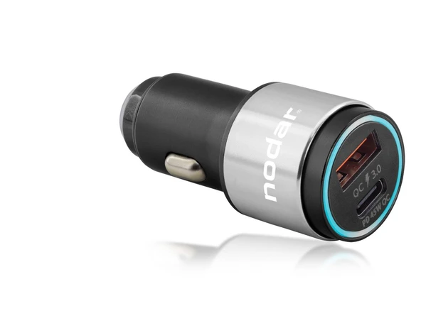 Araç Şarj Adaptörü Usb + Type-C Pd Qc 3.0 45W Metal - Siyah ND1076 ürün görseli 1