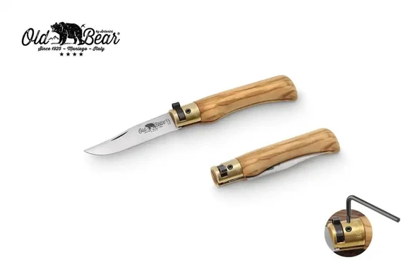 Antonini Old Bear 7cm Zeytin Ağacı Saplı S Çakı ürün görseli 1