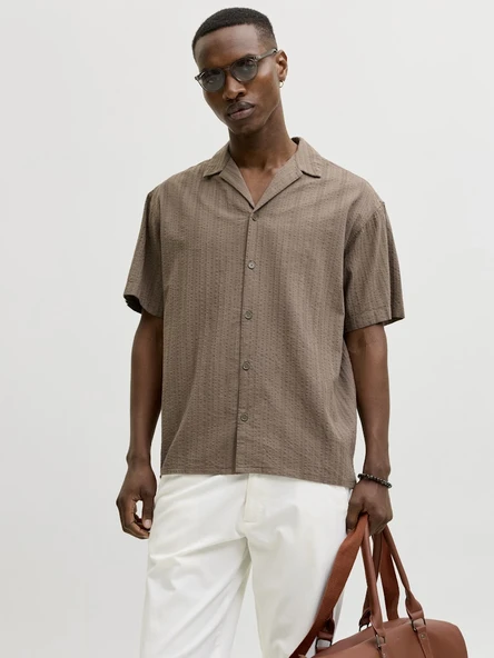 JACK JONES Erkek Rahat Kesim Pamuklu Gömlek 12289457 ürün görseli 1