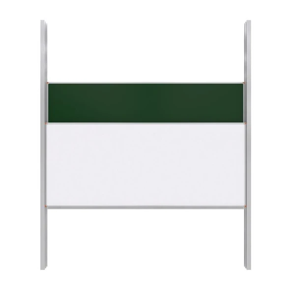 Emaye Yüzey Çiftli Giyotin Yazı Tahtası 100x270cm ürün görseli 1