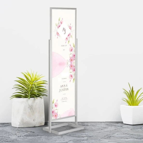Eko Poster Pano 50x170cm Gri - Resim 2