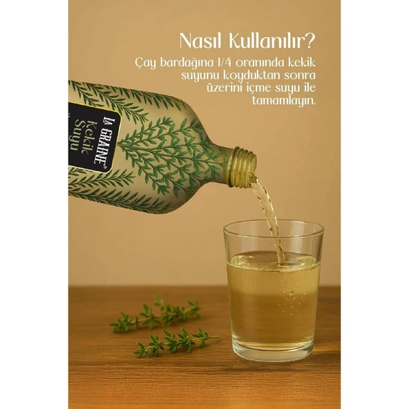 La Graine Kekik Suyu 1 Lt - Resim 2