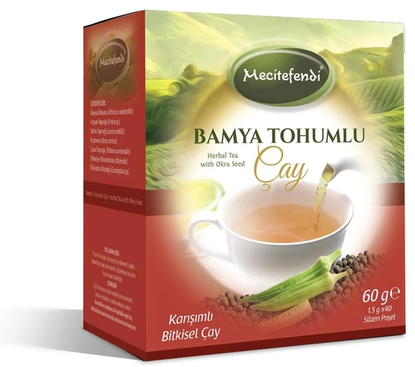 MECİTEFENDİ 40'LI BAMYA TOHUMLU ÇAY ürün görseli 1