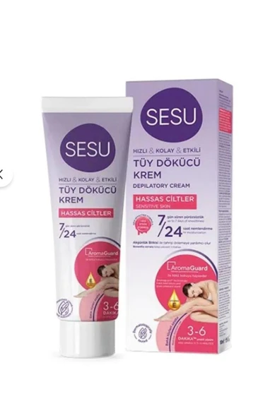 Sesu Hassas Ciltler için Tüy Dökücü Krem 40 ml ürün görseli 1