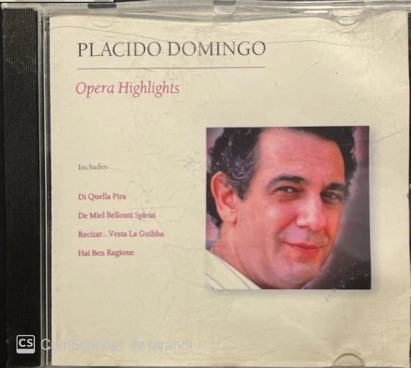 Placido Domingo Opera Highlights CD ürün görseli 1