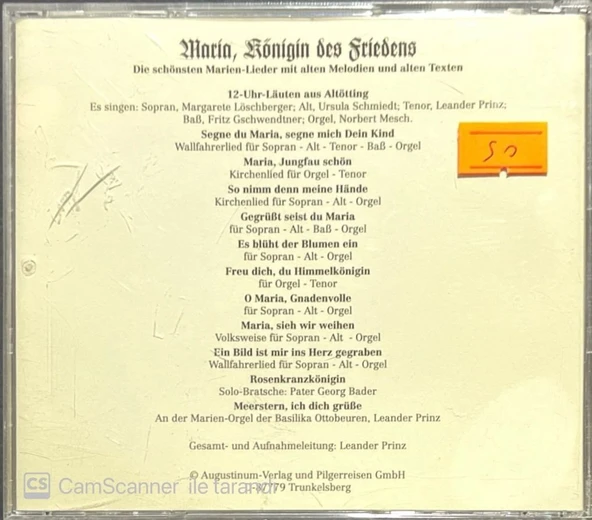 Maria, Königin Des Friends CD - Resim 2